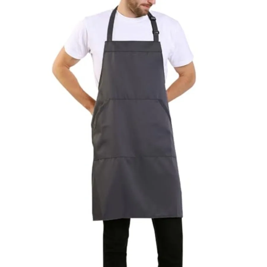 Adjustable Bib Apron with Long Ties for Women Men 18 Colors Chef Kitchen Cooking
Adjustable Bib Apron with Long Ties for Women Men 18 Colors Chef Kitchen Cooking