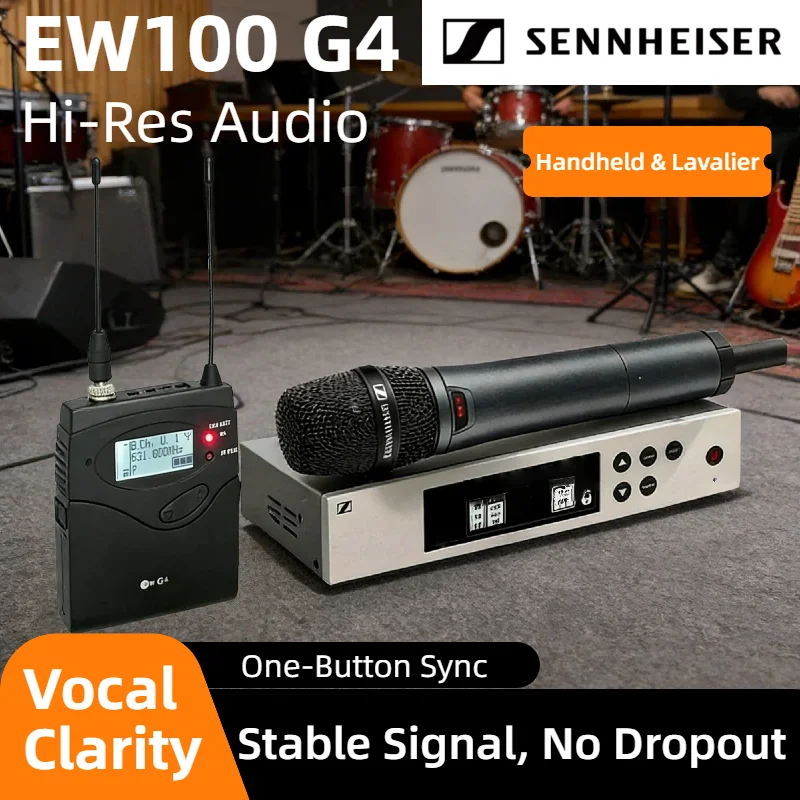 Беспроводная микрофонная система SENNHEISER EW100G4: Профессиональный динамический микрофон для конференций, презентаций и систем гида-направителя
Беспроводная микрофонная система SENNHEISER EW100G4: Профессиональный динамический микрофон для конференций, презентаций и систем гида-направителя