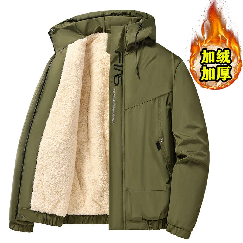 New Autumn and Winter Fashion Trend Outdoor Sports Thickened Warm Jacket Men's Casual Loose Comfortable Plus Size Hooded Coat
New Autumn and Winter Fashion Trend Outdoor Sports Thickened Warm Jacket Men's Casual Loose Comfortable Plus Size Hooded Coat
