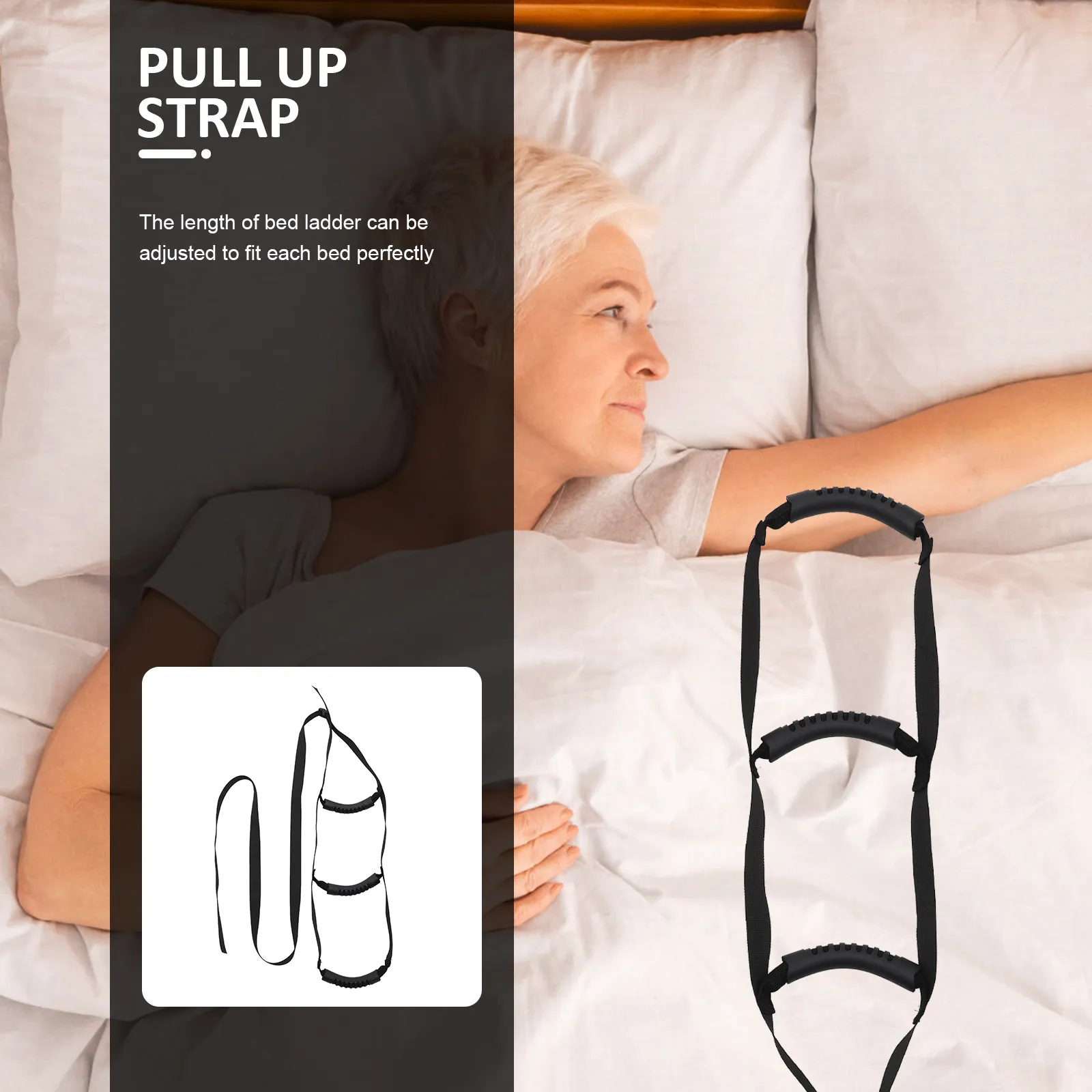 Elder Bed Ladder Adjustable Pull Up Strap Sit Up Assist Belt Disabled Physiotherapy Aid Lightweight Foldable Bed Ladder
Elder Bed Ladder Adjustable Pull Up Strap Sit Up Assist Belt Disabled Physiotherapy Aid Lightweight Foldable Bed Ladder