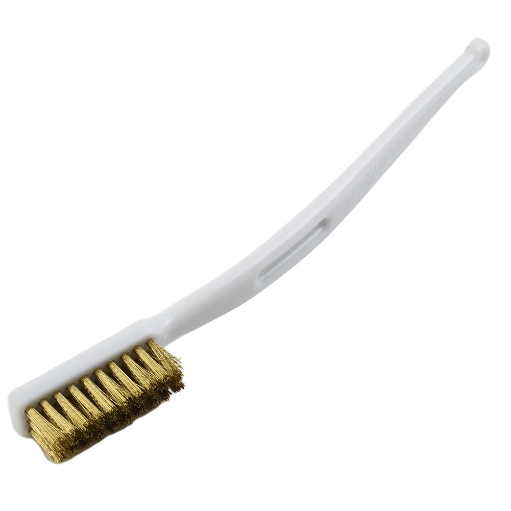 Brush Wire Nylon Wire Plastic Stainless Steel White Wire Brush 1PCS Cleaning Handle Brass Machine Polishing Rust Silver
Brush Wire Nylon Wire Plastic Stainless Steel White Wire Brush 1PCS Cleaning Handle Brass Machine Polishing Rust Silver