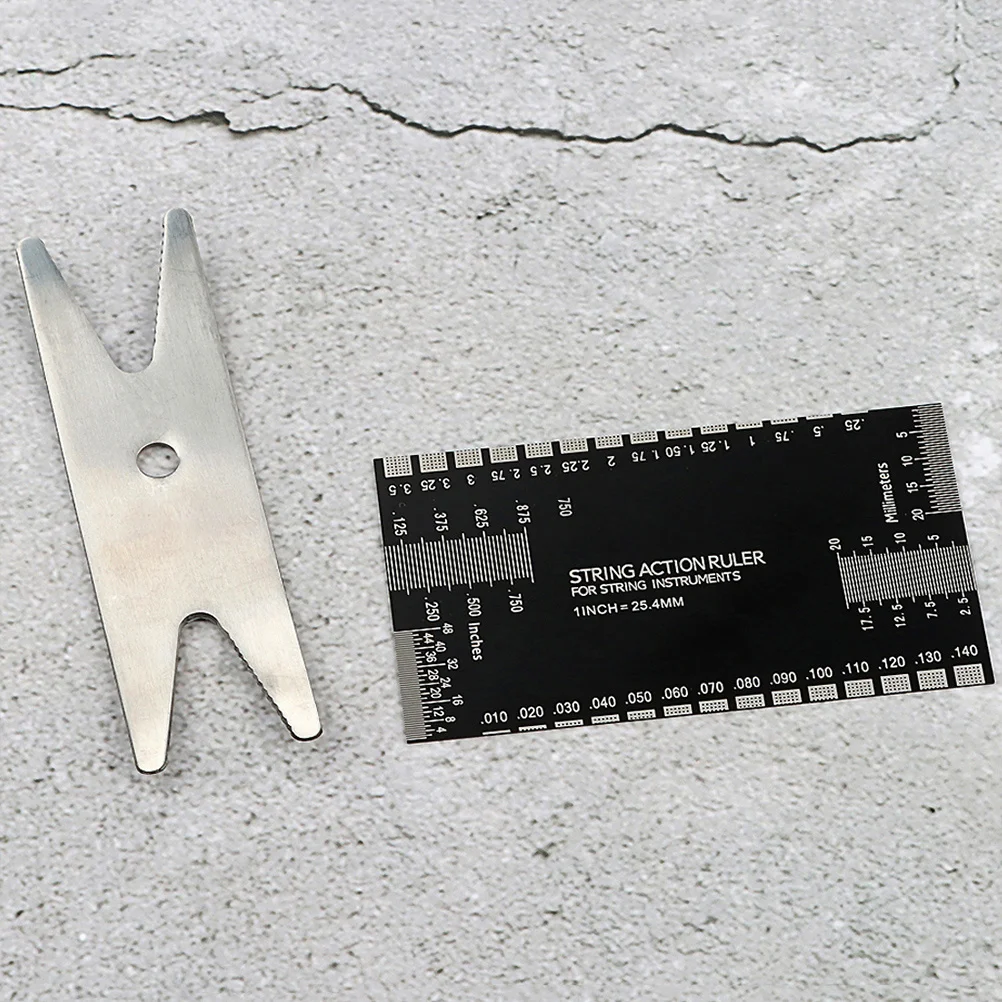 1Set Guitar String Action Ruler Violin Tool Kit String Height Gauge Electric Acoustic Guitar Setup Measuring Rulers
1Set Guitar String Action Ruler Violin Tool Kit String Height Gauge Electric Acoustic Guitar Setup Measuring Rulers