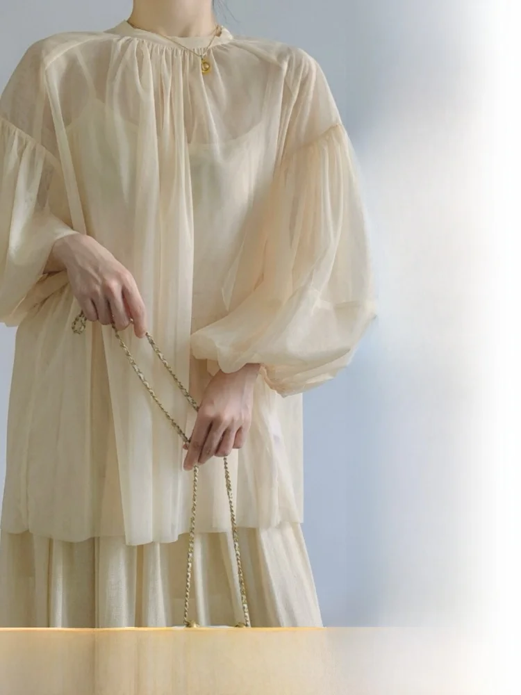 Sle Me Bubble Sve irt Women's Sweet Lantern Sve Blouse Skin-friendly Breathable Polyester Fiber Commute ...
Sle Me Bubble Sve irt Women's Sweet Lantern Sve Blouse Skin-friendly Breathable Polyester Fiber Commute ...