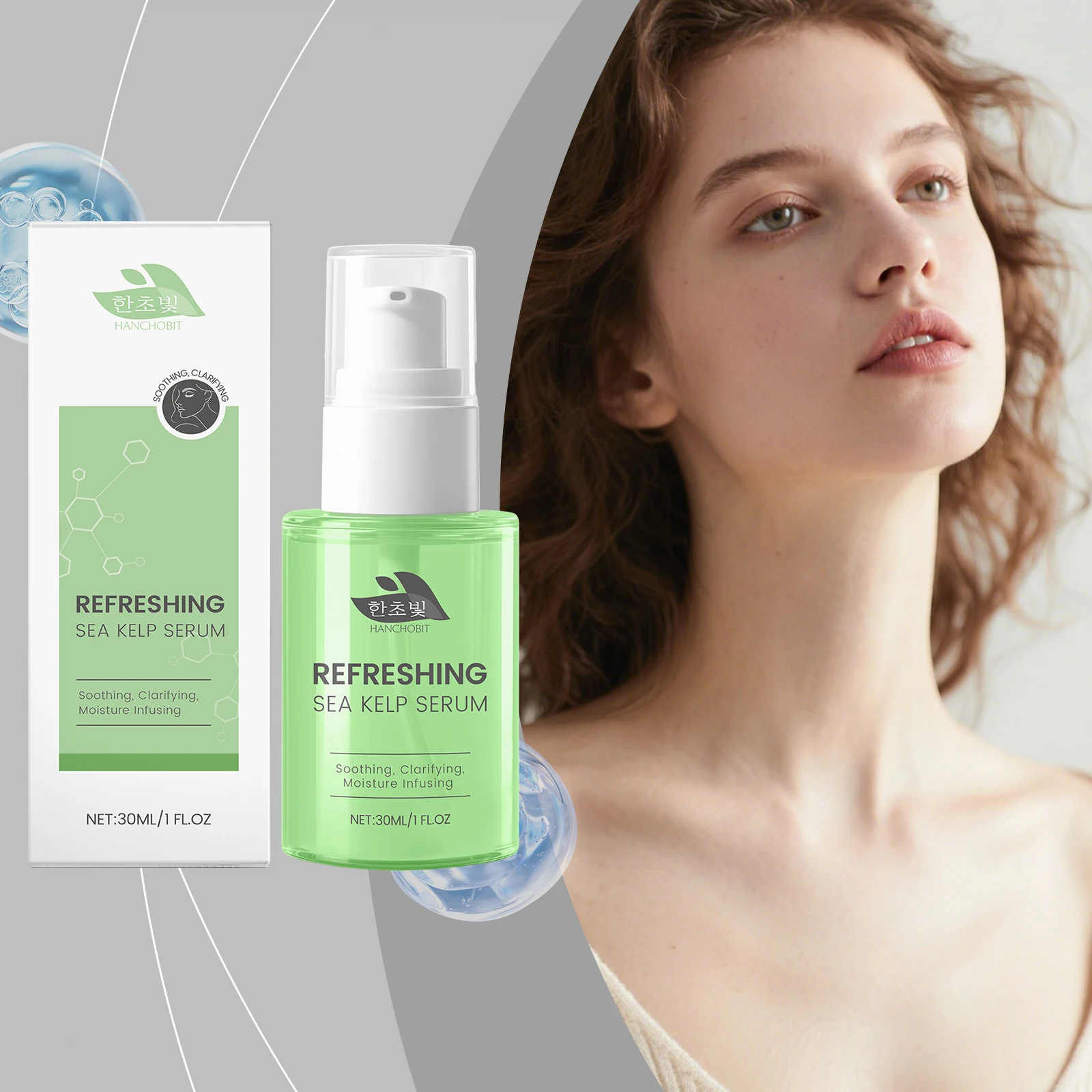 Refreshing Seaweed Essence - Gentle Daily Facial Care Lightweight Moisturizing Aids Reduce Acne Balance Oil Soothe Skin
Refreshing Seaweed Essence - Gentle Daily Facial Care Lightweight Moisturizing Aids Reduce Acne Balance Oil Soothe Skin