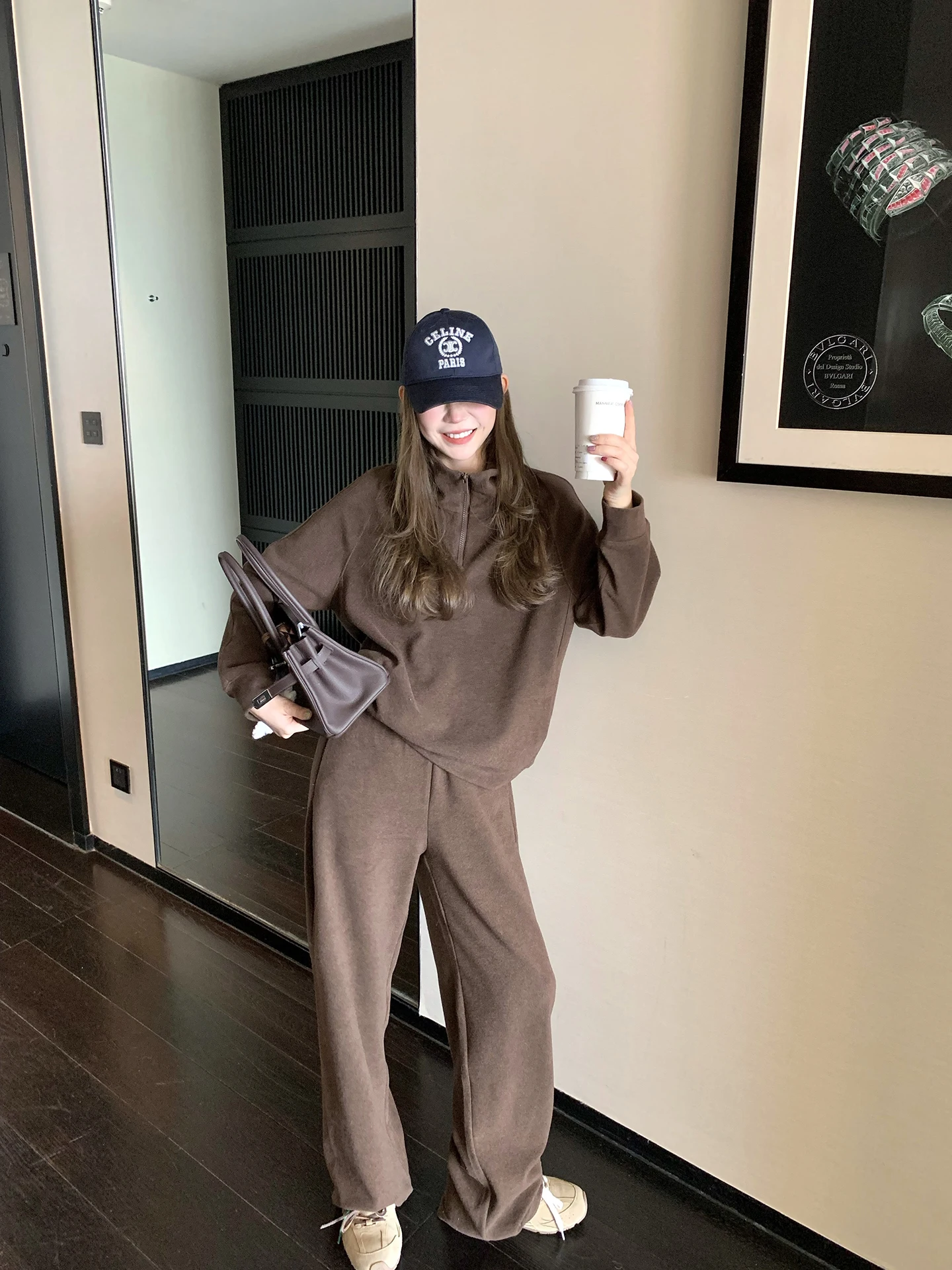 Cheerioaban Self-Heating Relaxing Velvet Camere Set Ultra Comfortable Casual Loose Fit Soft Long Sve Women's Knitted Wear
Cheerioaban Self-Heating Relaxing Velvet Camere Set Ultra Comfortable Casual Loose Fit Soft Long Sve Women's Knitted Wear