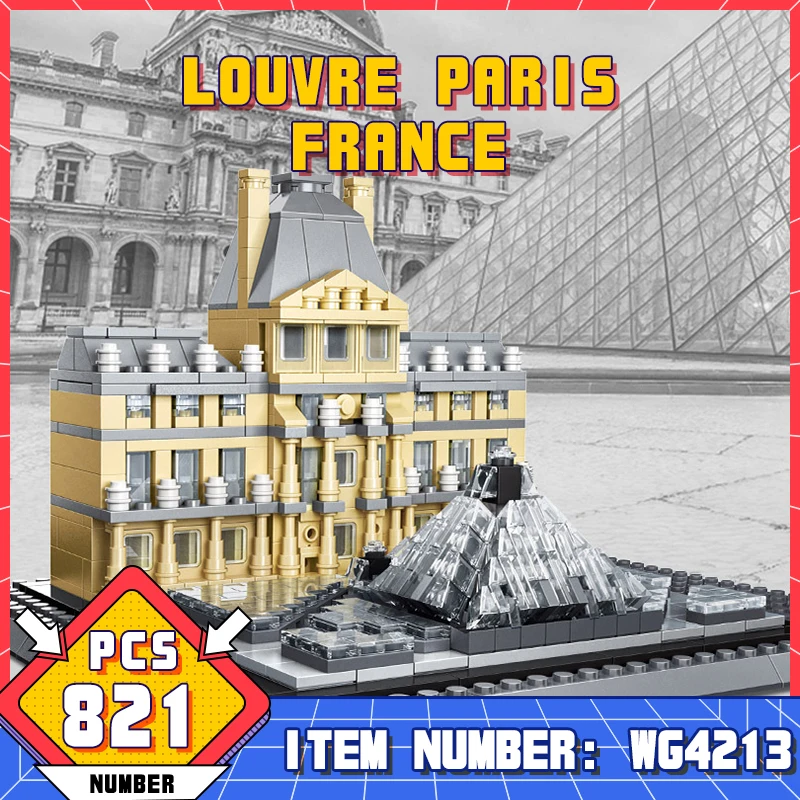 WG4213 France Musée Du Louvre Архитектурная модель Комплект для взрослых Коллекционный строительный блок Модель Идея Подарок для любителей истории
WG4213 France Musée Du Louvre Архитектурная модель Комплект для взрослых Коллекционный строительный блок Модель Идея Подарок для любителей истории