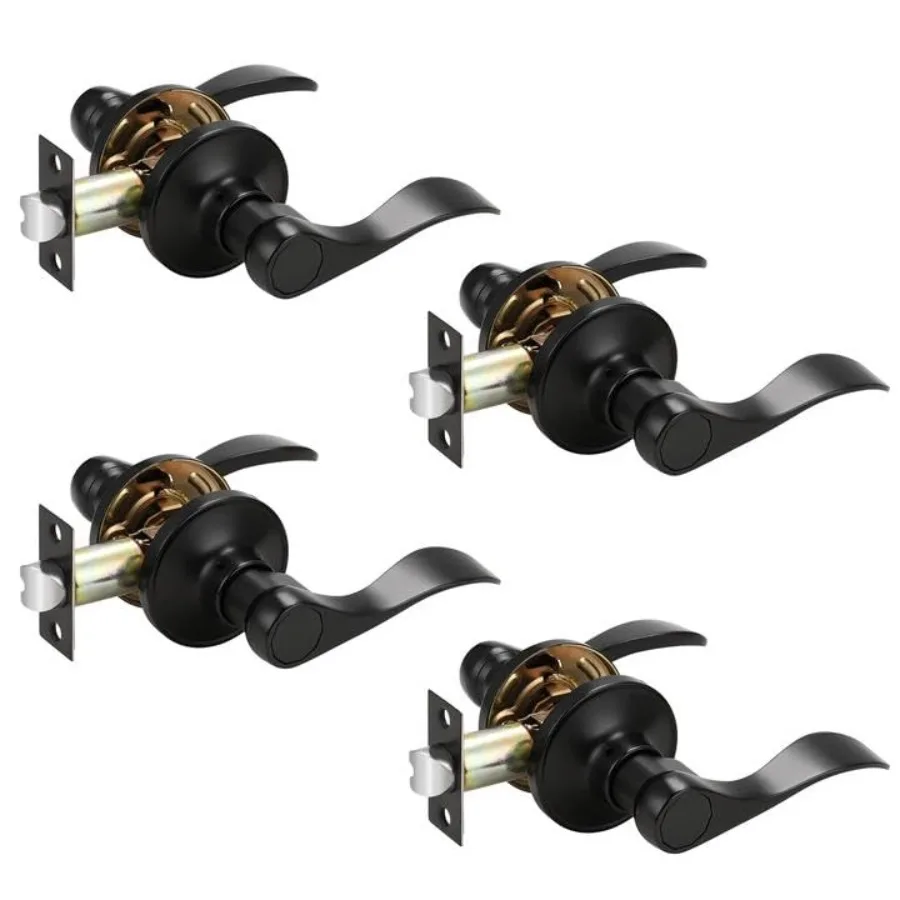 s Door Handles Passsge Door Levers for Closet and Hallway Doors Wave Style Interior Door Handles, Reversible for LeftandRight H
s Door Handles Passsge Door Levers for Closet and Hallway Doors Wave Style Interior Door Handles, Reversible for LeftandRight H