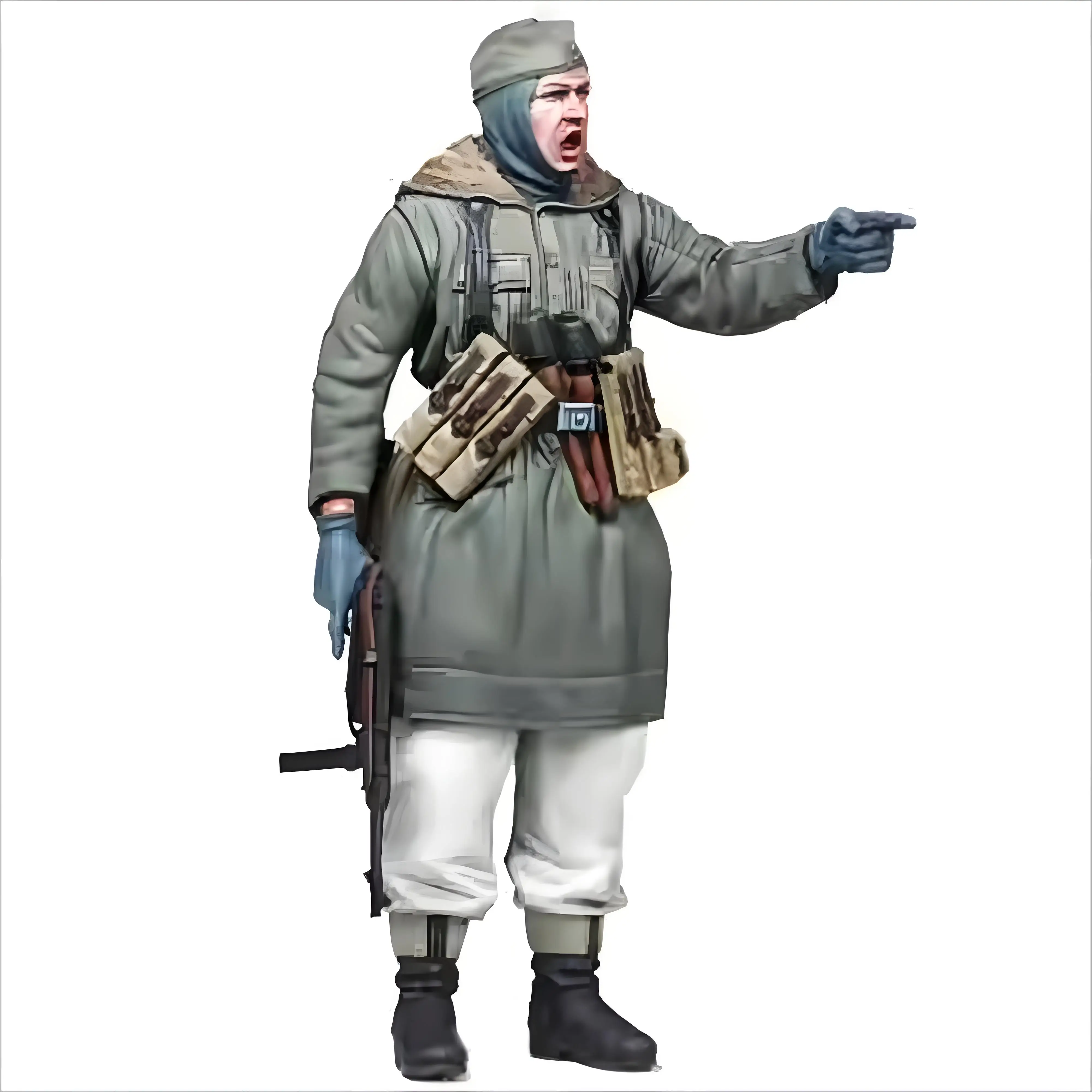 1/16 Resin Military Model Kit - Winter Battlefield Soldier Garage Kit, Unassembled White Mold with Snow Gear, Collector's Handma
1/16 Resin Military Model Kit - Winter Battlefield Soldier Garage Kit, Unassembled White Mold with Snow Gear, Collector's Handma