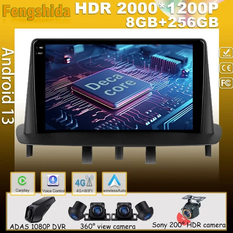 Car Android For Renault Megane 3 Fluence Samsung SM3 2008 - 2014 Player Auto Radio Multimedia GPS Camera Navigation No 2din DVD
Car Android For Renault Megane 3 Fluence Samsung SM3 2008 - 2014 Player Auto Radio Multimedia GPS Camera Navigation No 2din DVD
