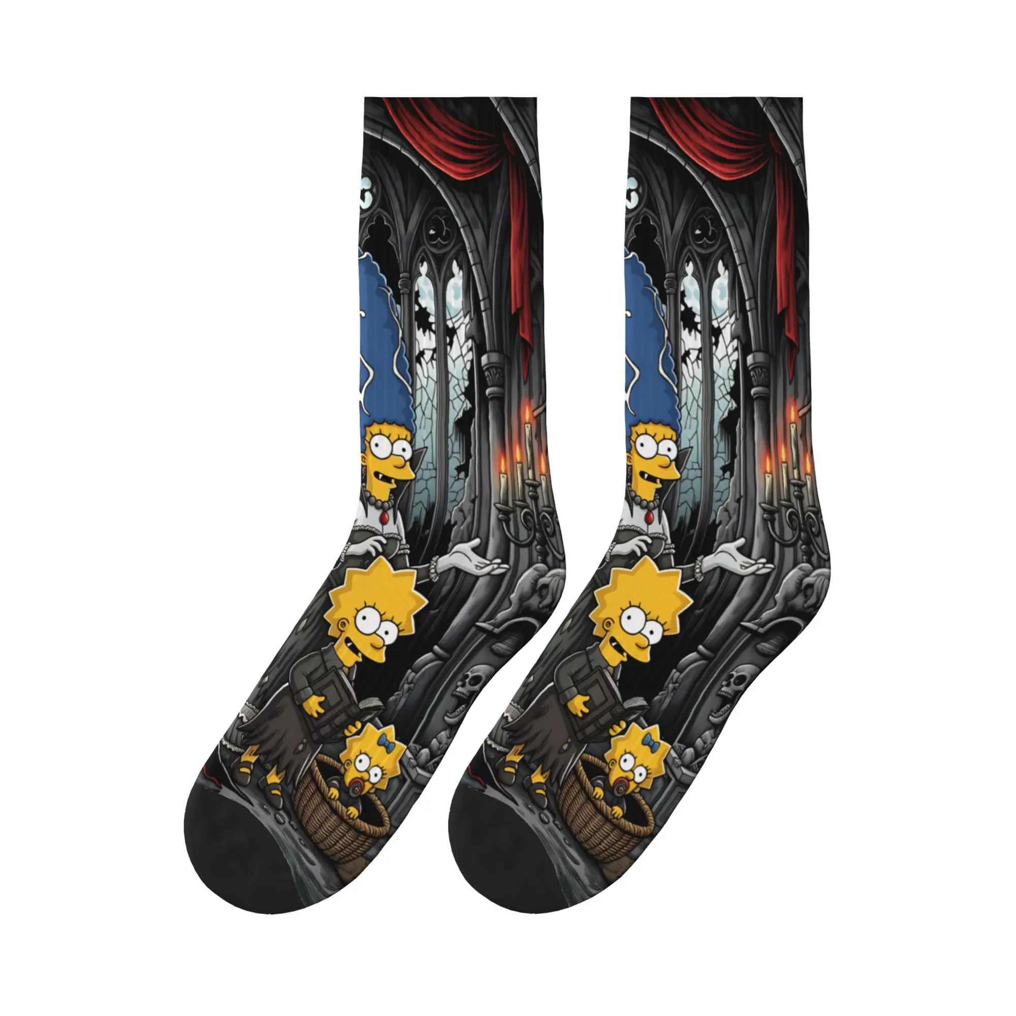 S-Simpsons Vampire Family Gothic Halloween Socks Pattern Stockings Anti-Slip Adults Men Socks Warm Soft Spring Climbing Socks
S-Simpsons Vampire Family Gothic Halloween Socks Pattern Stockings Anti-Slip Adults Men Socks Warm Soft Spring Climbing Socks