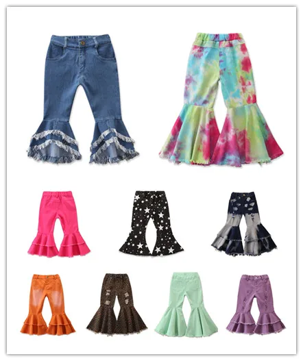 Faionable Spring Summer Autumn Winter Girls Jeans Flared Hemline Walkow Pants Big Bellflower Cute Kids Trousers
Faionable Spring Summer Autumn Winter Girls Jeans Flared Hemline Walkow Pants Big Bellflower Cute Kids Trousers