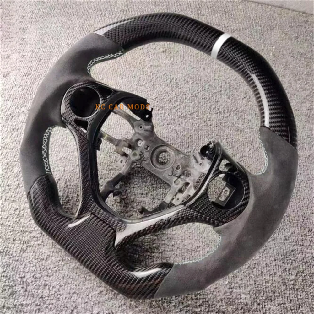 Customized Black Carbon fiber White Center Strip D-Shaped Steering Wheel For HONDA CIVIC 9th 2012 2013 2014 2015
Customized Black Carbon fiber White Center Strip D-Shaped Steering Wheel For HONDA CIVIC 9th 2012 2013 2014 2015