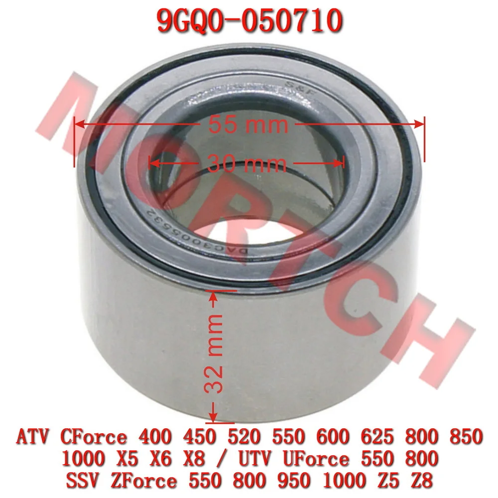 Hub Bearing DAC3005532 for CFMoto ATV UTV Arctic Cat Yamaha Kawasaki 9GQ0-050710
Hub Bearing DAC3005532 for CFMoto ATV UTV Arctic Cat Yamaha Kawasaki 9GQ0-050710