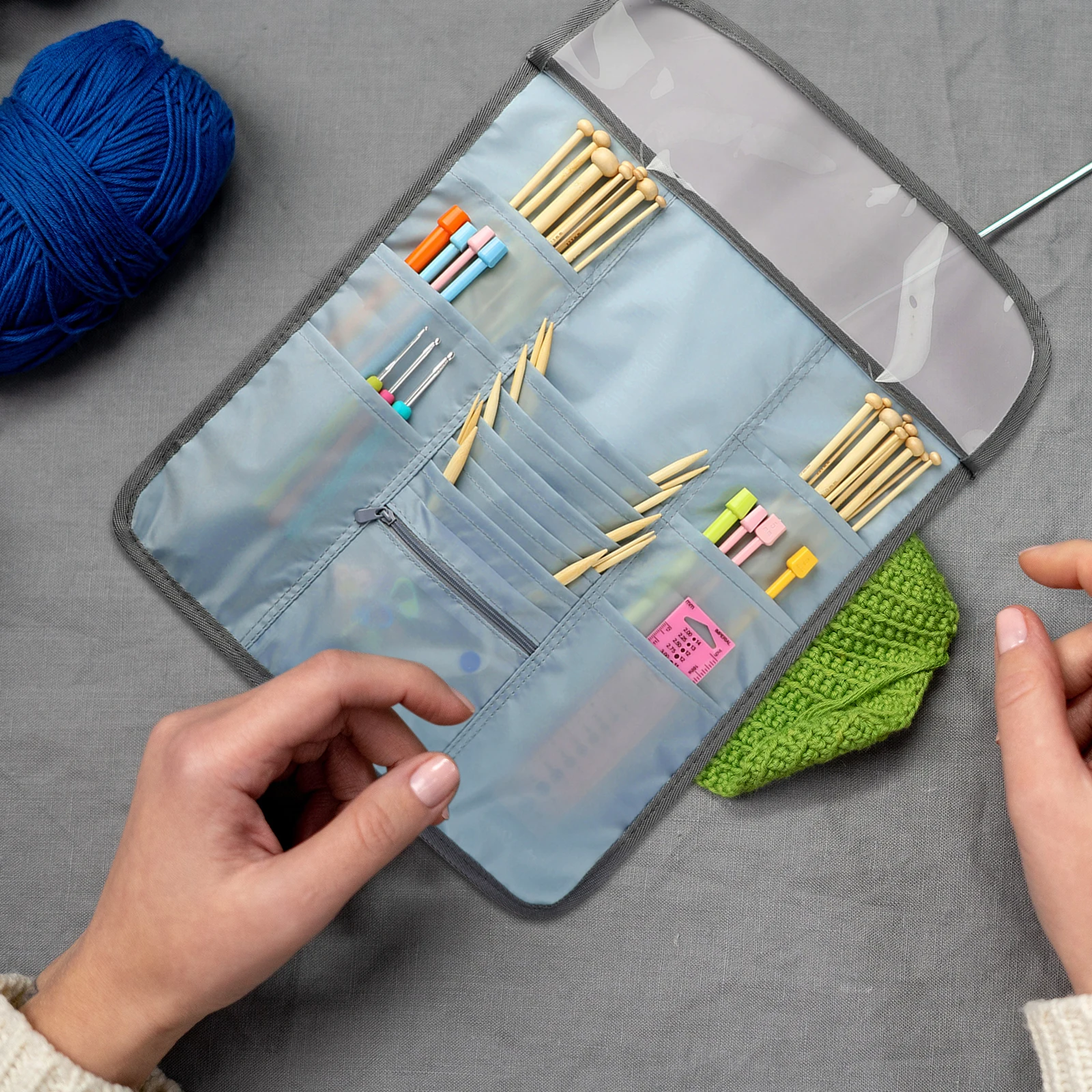 Crochet Bag Knitting Needles Pouch Sewing Kit Container Lightweight Travel Storage Wool Accessories Simple ganizing H made Gifts
Crochet Bag Knitting Needles Pouch Sewing Kit Container Lightweight Travel Storage Wool Accessories Simple ganizing H made Gifts