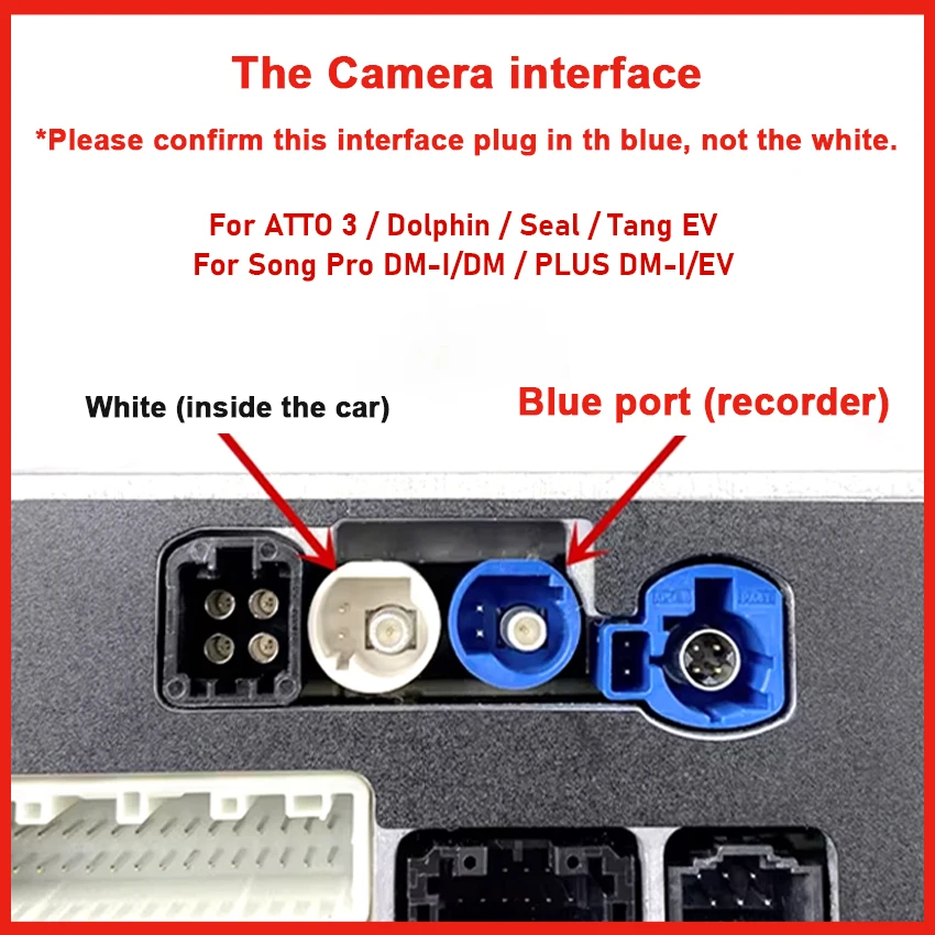 For BYD Dolphin Seal Act 3 Atto 3 Yuan Song Tang Ev DVR Dash Cam ADAS Car Vehicle-mounted Recorder Camera Original Accessory
For BYD Dolphin Seal Act 3 Atto 3 Yuan Song Tang Ev DVR Dash Cam ADAS Car Vehicle-mounted Recorder Camera Original Accessory