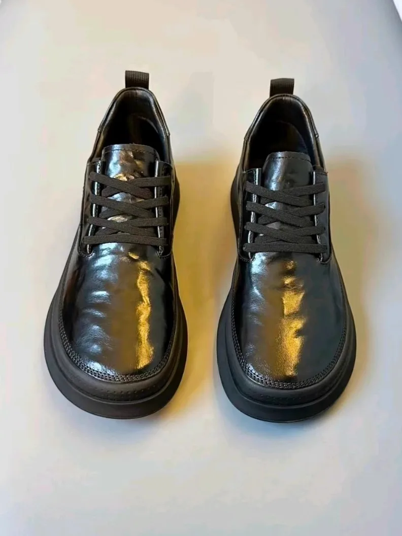 New 0486 Men's Casual Comfortable Pure Leather Shoes High Quality Fashionable Versatile Business European Style High-End Sens...
New 0486 Men's Casual Comfortable Pure Leather Shoes High Quality Fashionable Versatile Business European Style High-End Sens...