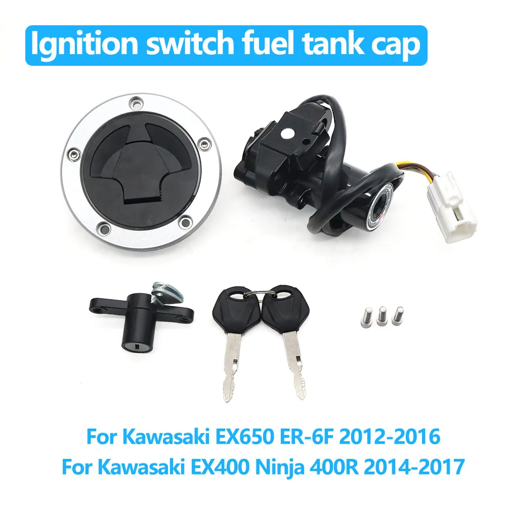 For Kawasaki EX650 ER-6F ER6F 2012-2016 EX400 Ninja 400R 2014-2017 Motorcycle Ignition Switch Gas Fuel Cap Seat Lock Keys
For Kawasaki EX650 ER-6F ER6F 2012-2016 EX400 Ninja 400R 2014-2017 Motorcycle Ignition Switch Gas Fuel Cap Seat Lock Keys