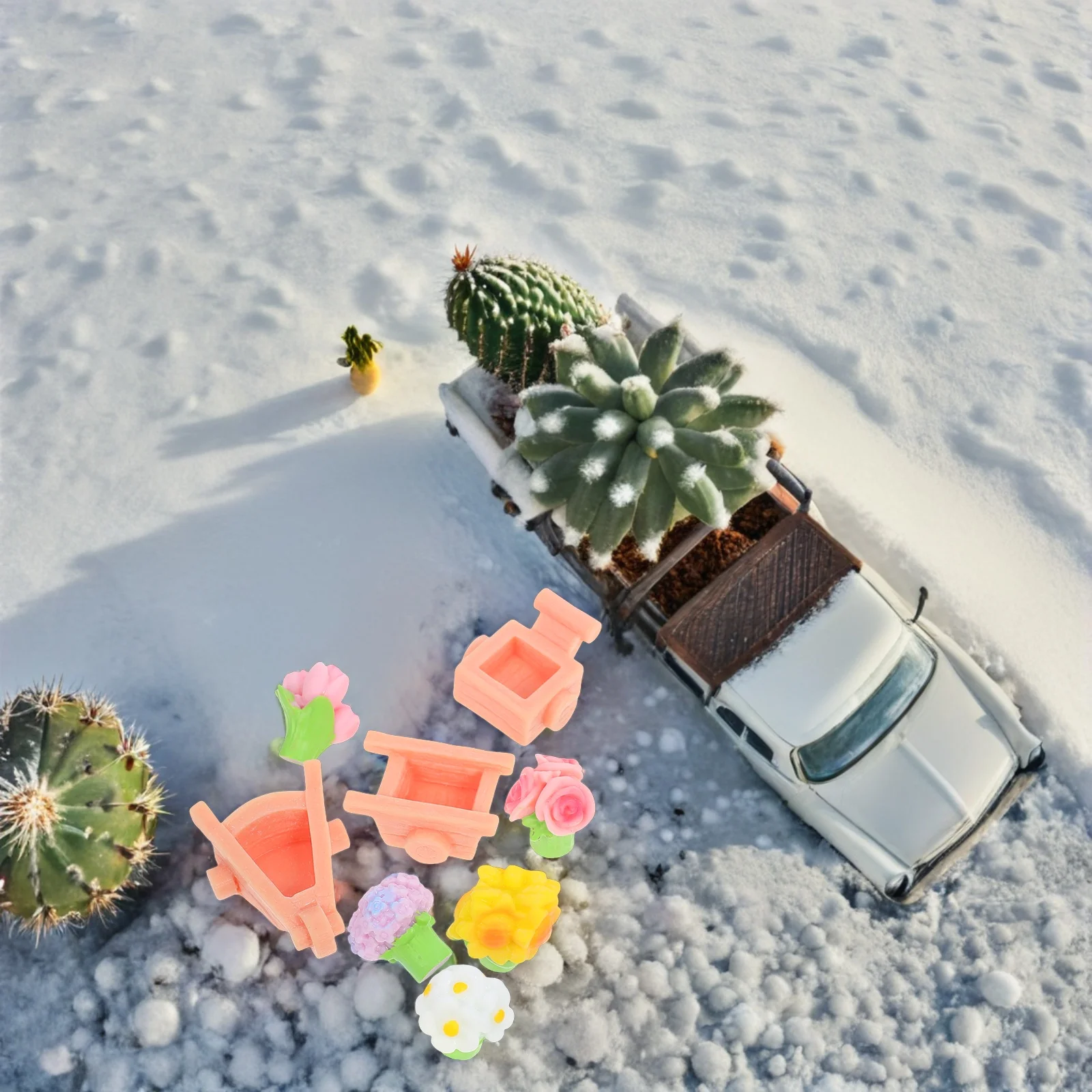 Micro-landscape Cart Mini Garden Trolley Models Decorations Dollhouse Plants Resin Miniature Ornaments
Micro-landscape Cart Mini Garden Trolley Models Decorations Dollhouse Plants Resin Miniature Ornaments