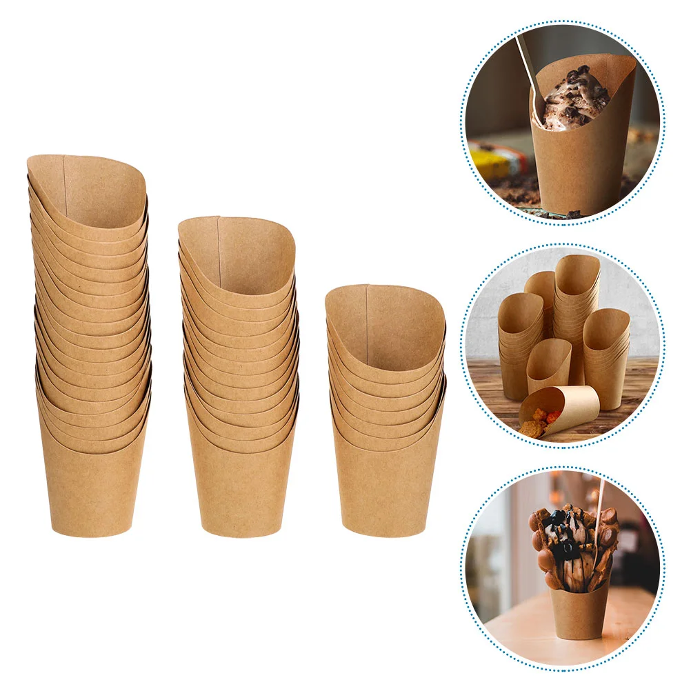 100pcs French Holders Disposable Snack Small Snacks Cups Boxes Party Use Small Food Packaging Sloped Paper
100pcs French Holders Disposable Snack Small Snacks Cups Boxes Party Use Small Food Packaging Sloped Paper