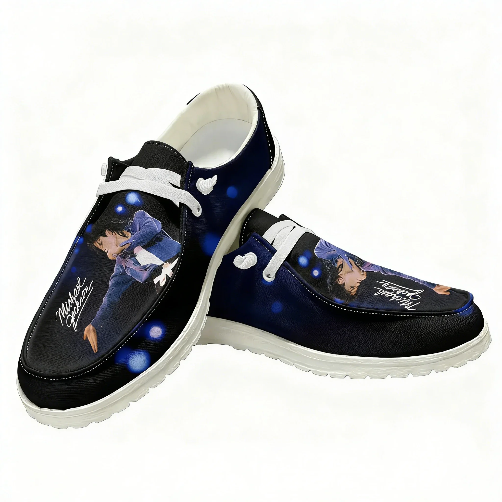 Michael Jackson Casual Shoes Pop Singer Dancer Mens Womans Flat Shoe Breathable Outdoor Lightweight Footwear Custom Made Shoe
Michael Jackson Casual Shoes Pop Singer Dancer Mens Womans Flat Shoe Breathable Outdoor Lightweight Footwear Custom Made Shoe