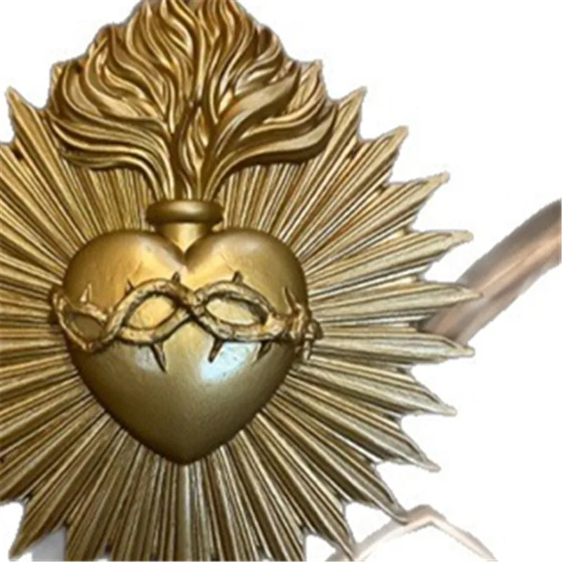 For Church Religious Home Decor Gifts Gothic Sacred Heart Wall Plaque Statue Resin Gothic Wall Art Catholic Wall Hanging
For Church Religious Home Decor Gifts Gothic Sacred Heart Wall Plaque Statue Resin Gothic Wall Art Catholic Wall Hanging