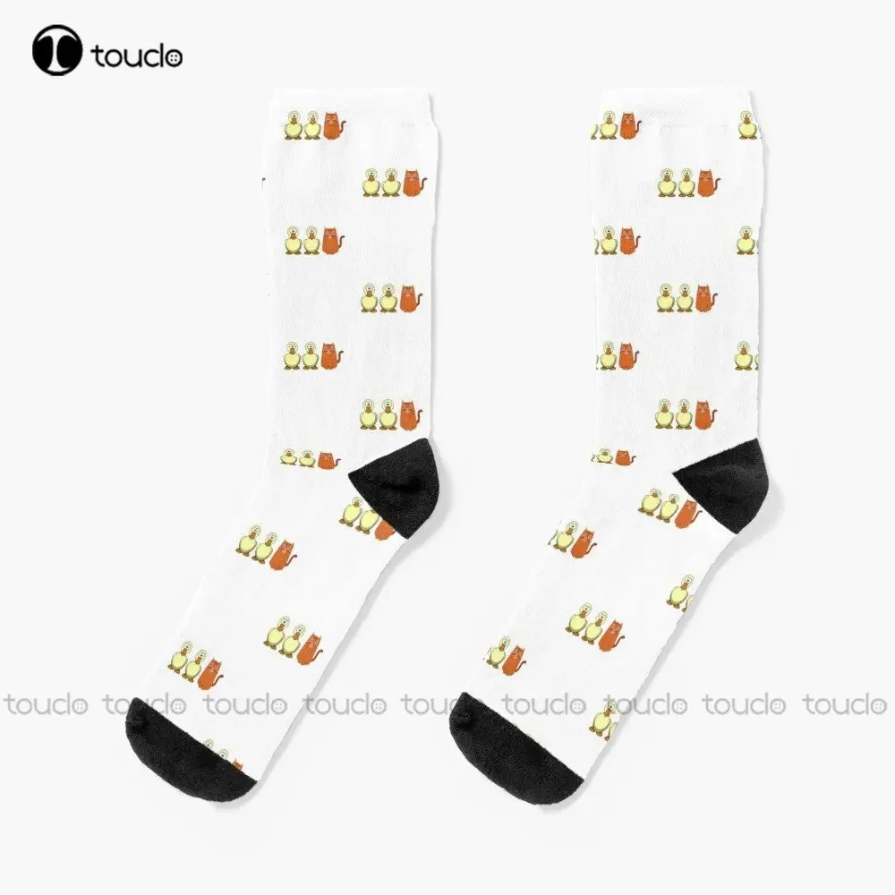 Duck Duck Cat Boot Socks Personalized Custom Unisex Adult Teen Youth Street Skateboard Socks Custom Gift Funny Art
Duck Duck Cat Boot Socks Personalized Custom Unisex Adult Teen Youth Street Skateboard Socks Custom Gift Funny Art