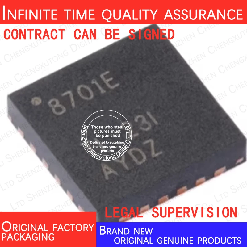 5pcs/lot DRV8701ERGER 8701E QFN 100% genuine stock in brand new original packaging
5pcs/lot DRV8701ERGER 8701E QFN 100% genuine stock in brand new original packaging