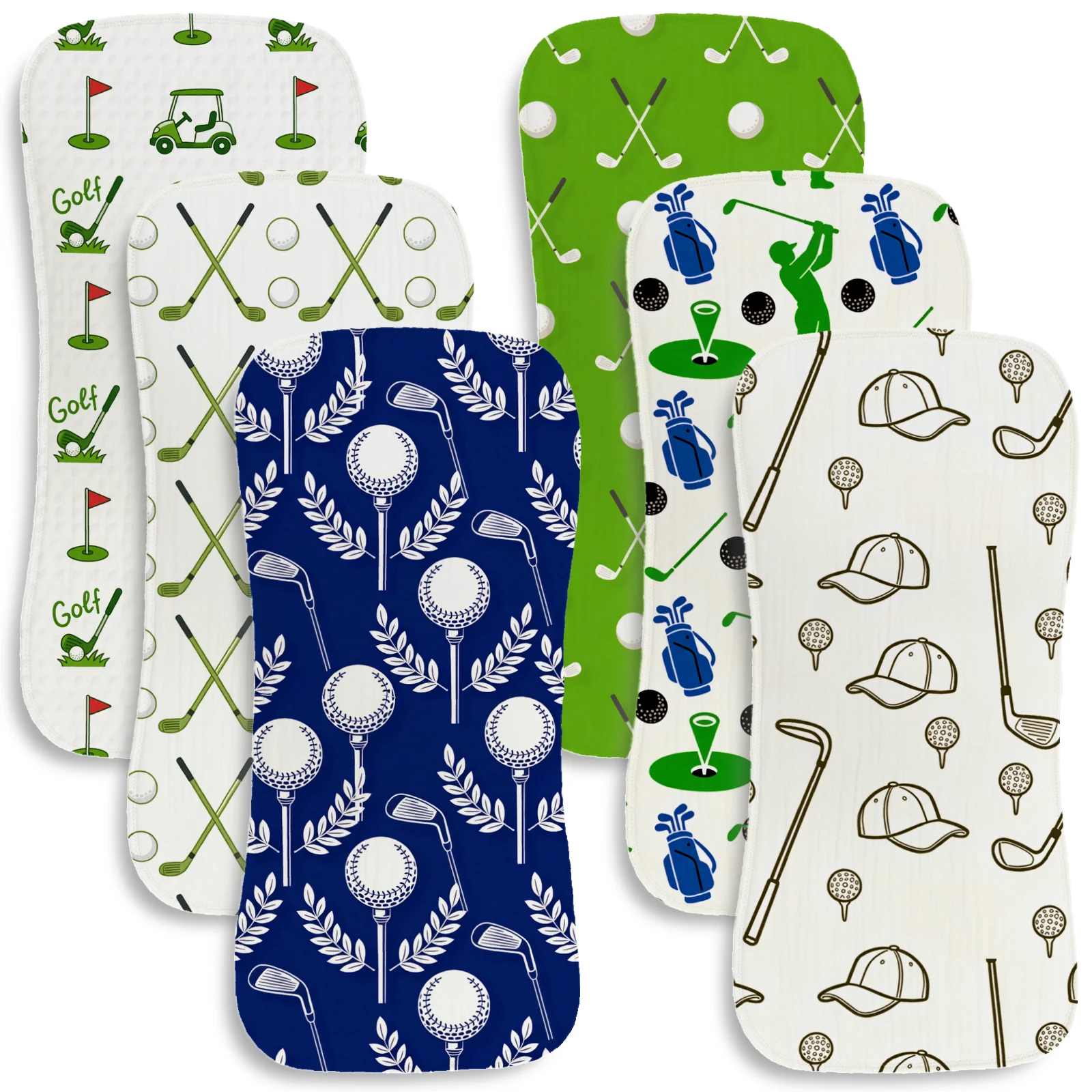 6pc Muslin Cotton Burp Cloth Golf Theme Infant Shoulder Pad Breathable 6 Pack Spit Up Rag Soft Absorbent Baby Bib Nursing Washcl
6pc Muslin Cotton Burp Cloth Golf Theme Infant Shoulder Pad Breathable 6 Pack Spit Up Rag Soft Absorbent Baby Bib Nursing Washcl