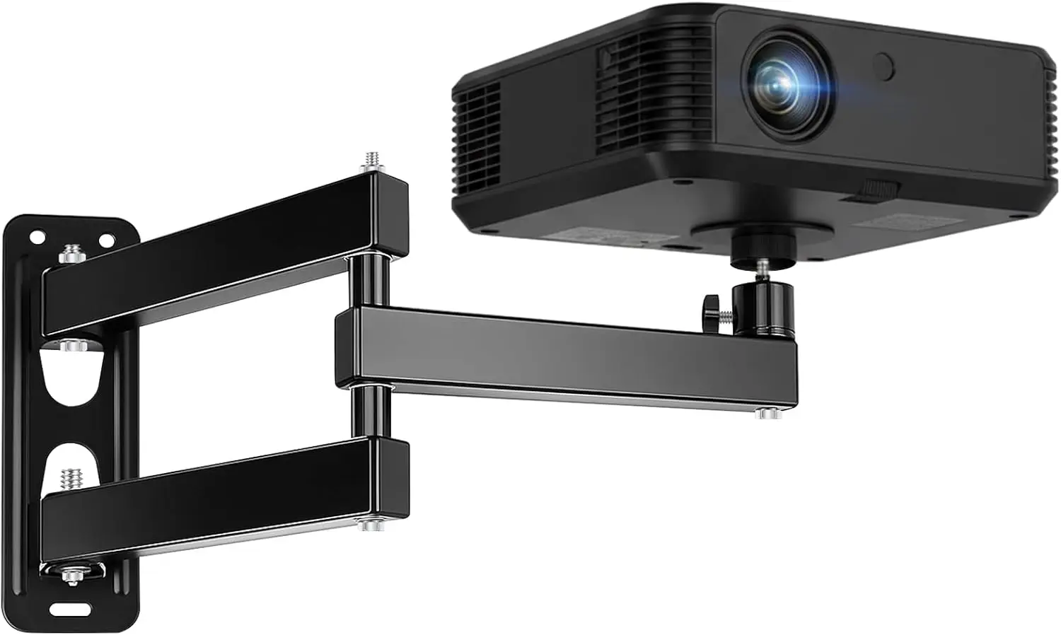 Foldable Projector Wall Mount, Universal Adjustable 360° Rotation Projector Stand with 1/4" Ball Head, Heavy Duty Metal Bracket
Foldable Projector Wall Mount, Universal Adjustable 360° Rotation Projector Stand with 1/4" Ball Head, Heavy Duty Metal Bracket