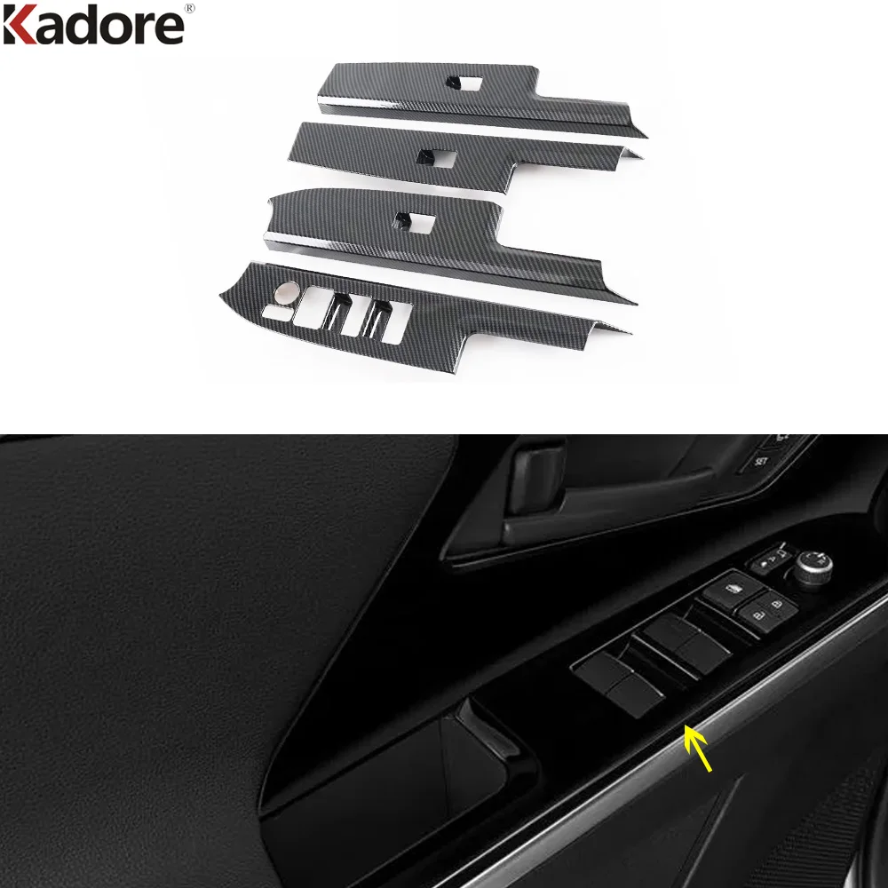 For Toyota Bz4x 2021-2023 2024 2025 Carbon Fiber Car Inside Door Window Lift Switch Button Panel Cover Trim Interior Accessories
For Toyota Bz4x 2021-2023 2024 2025 Carbon Fiber Car Inside Door Window Lift Switch Button Panel Cover Trim Interior Accessories