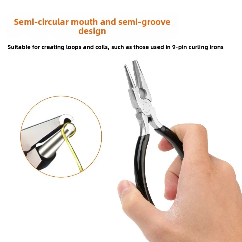 Half Round Nose Pliers Groove Jaw Wire Wrapping Tool for Jewelry Making DIY Craft
Half Round Nose Pliers Groove Jaw Wire Wrapping Tool for Jewelry Making DIY Craft