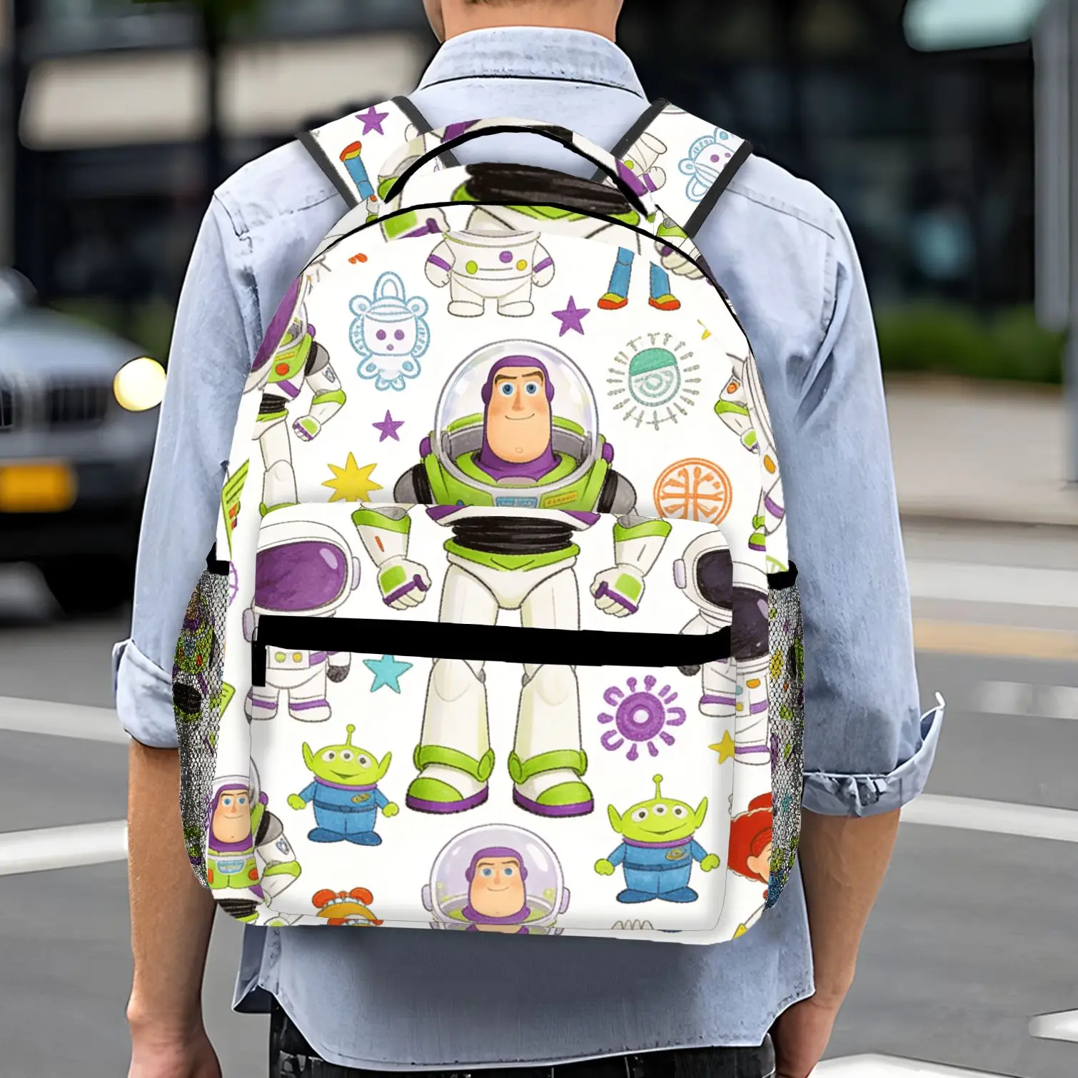 Рюкзак Disney Toy Story Woody Buzz Lightyear, повседневная сумка, большая вместимость, качественный подарок, индивидуальное повседневное использование
Рюкзак Disney Toy Story Woody Buzz Lightyear, повседневная сумка, большая вместимость, качественный подарок, индивидуальное повседневное использование