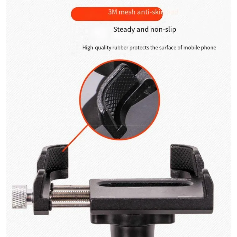 Aluminum Alloy Rotating Phone Mount Universal Size for Mountain Bikes Motorcycles Anti‑Shake Riding Navigation Bracket Sturdy
Aluminum Alloy Rotating Phone Mount Universal Size for Mountain Bikes Motorcycles Anti‑Shake Riding Navigation Bracket Sturdy