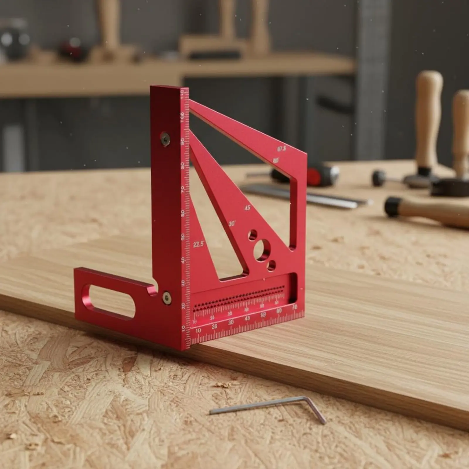 Woodworking Triangle Square High Precision Aluminum Angle Ruler 45 90 Degree Square Rust Resistant Woodworking Measuring Tool
Woodworking Triangle Square High Precision Aluminum Angle Ruler 45 90 Degree Square Rust Resistant Woodworking Measuring Tool
