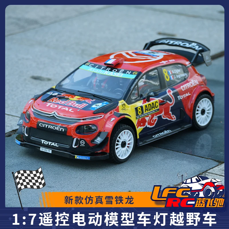 KM Thunder 1/7 Citroen C3 Rally RC Car Electric Light Offroad Model Authorized High Performance Remote Control Vehicle
KM Thunder 1/7 Citroen C3 Rally RC Car Electric Light Offroad Model Authorized High Performance Remote Control Vehicle