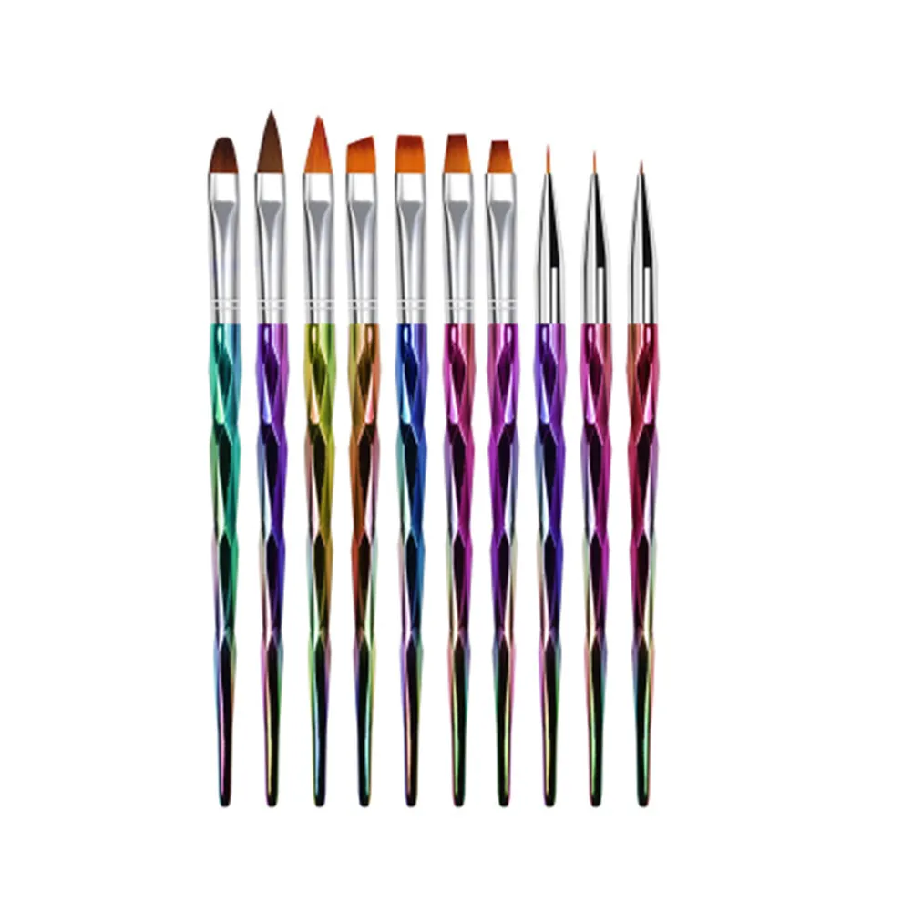 10Pcs Electroplated Rod Nail Art Pen Set Professional Manicure Brush Kit for Natural Acrylic False Nails Creative Nail Painting
10Pcs Electroplated Rod Nail Art Pen Set Professional Manicure Brush Kit for Natural Acrylic False Nails Creative Nail Painting
