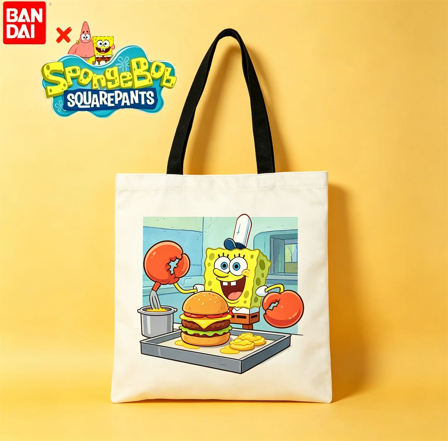 2026 SpongeBob SquarePants Tote Bag, Anime Fan Merchandise for Shopping, Casual Daily Shoulder Bag for Fans
2026 SpongeBob SquarePants Tote Bag, Anime Fan Merchandise for Shopping, Casual Daily Shoulder Bag for Fans