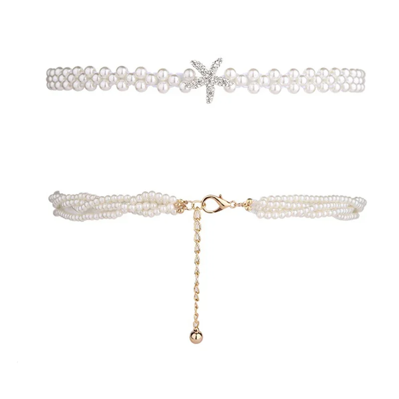 Ladies Stretch Pearl Belt Fashion Elegant Luxury Versatile Dress Accessories Goth Retro Slim Rhinestone Waist Chain Waistband
Ladies Stretch Pearl Belt Fashion Elegant Luxury Versatile Dress Accessories Goth Retro Slim Rhinestone Waist Chain Waistband