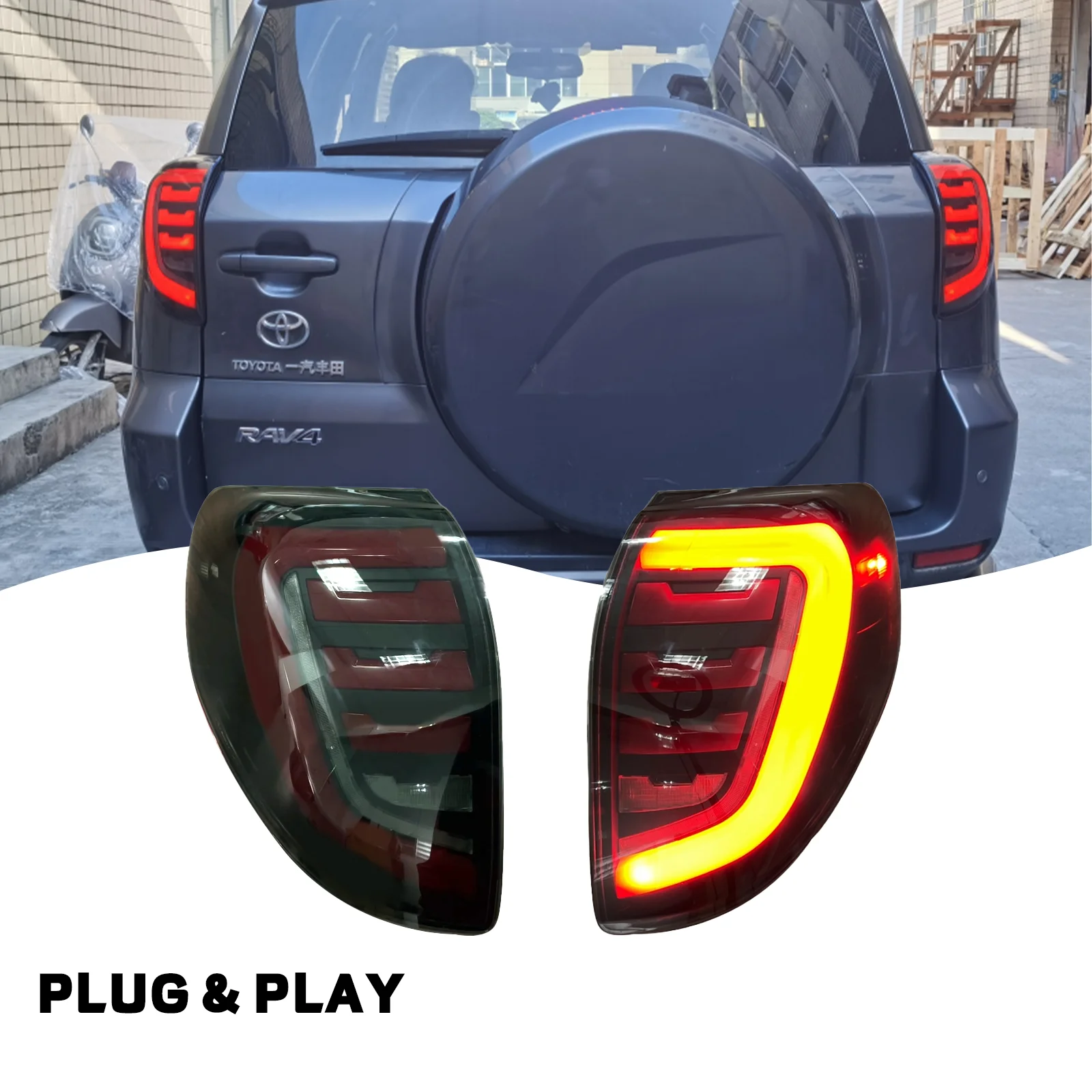 Car LED Rear Taillights for Toyota Rav4 2009-2012 Animation Rear Lamps LED Taillight Assembly
Car LED Rear Taillights for Toyota Rav4 2009-2012 Animation Rear Lamps LED Taillight Assembly