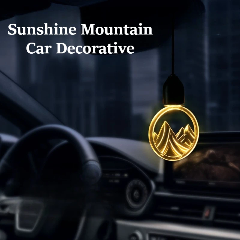 Auto Interior Decor LED Glowing Pendant Light Golden Snow Mountain Car Rearview Mirror Atmosphere Ornament
Auto Interior Decor LED Glowing Pendant Light Golden Snow Mountain Car Rearview Mirror Atmosphere Ornament