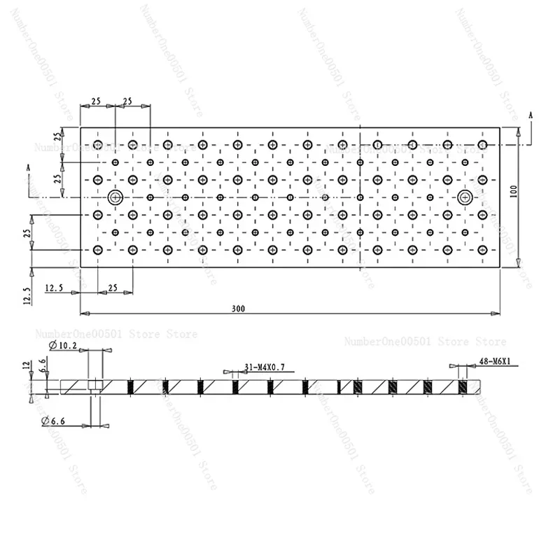 Optical Flat Plate Optical Experimental Breadboard Hard Aluminum Honeycomb Vibration Isolation Working Platform 300x100x12MM
Optical Flat Plate Optical Experimental Breadboard Hard Aluminum Honeycomb Vibration Isolation Working Platform 300x100x12MM