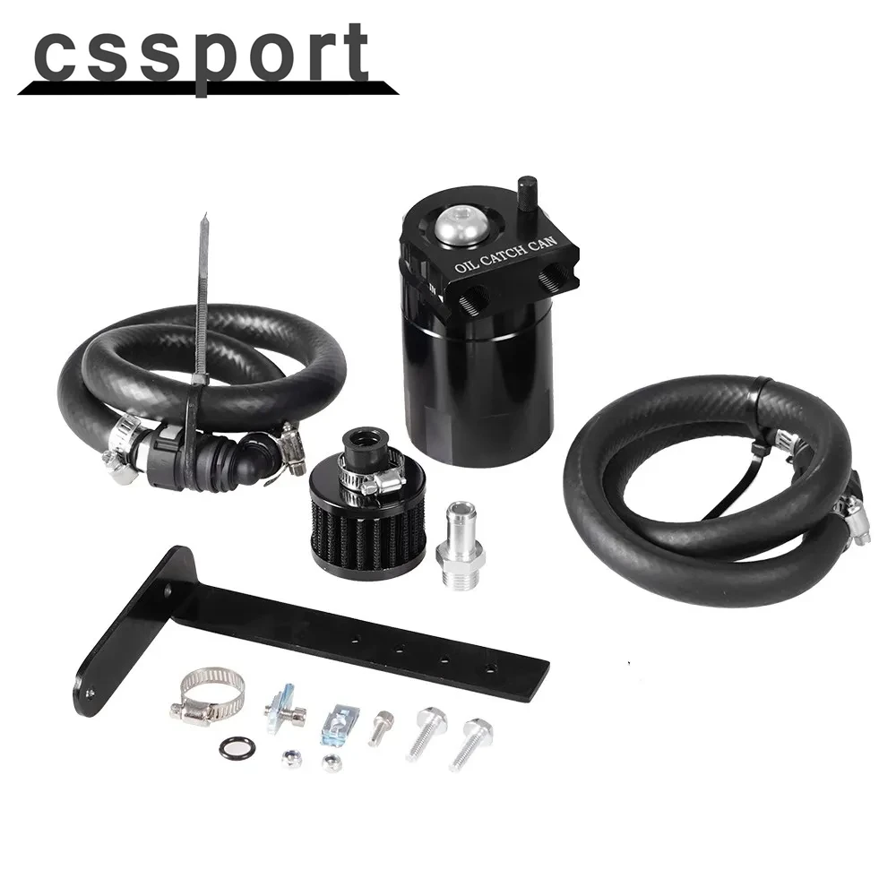 Universal Polish Baffled Universal Aluminum Oil Catch Can Reservoir Tank Fuel Tank with Breather Air Filter OCC-1060
Universal Polish Baffled Universal Aluminum Oil Catch Can Reservoir Tank Fuel Tank with Breather Air Filter OCC-1060