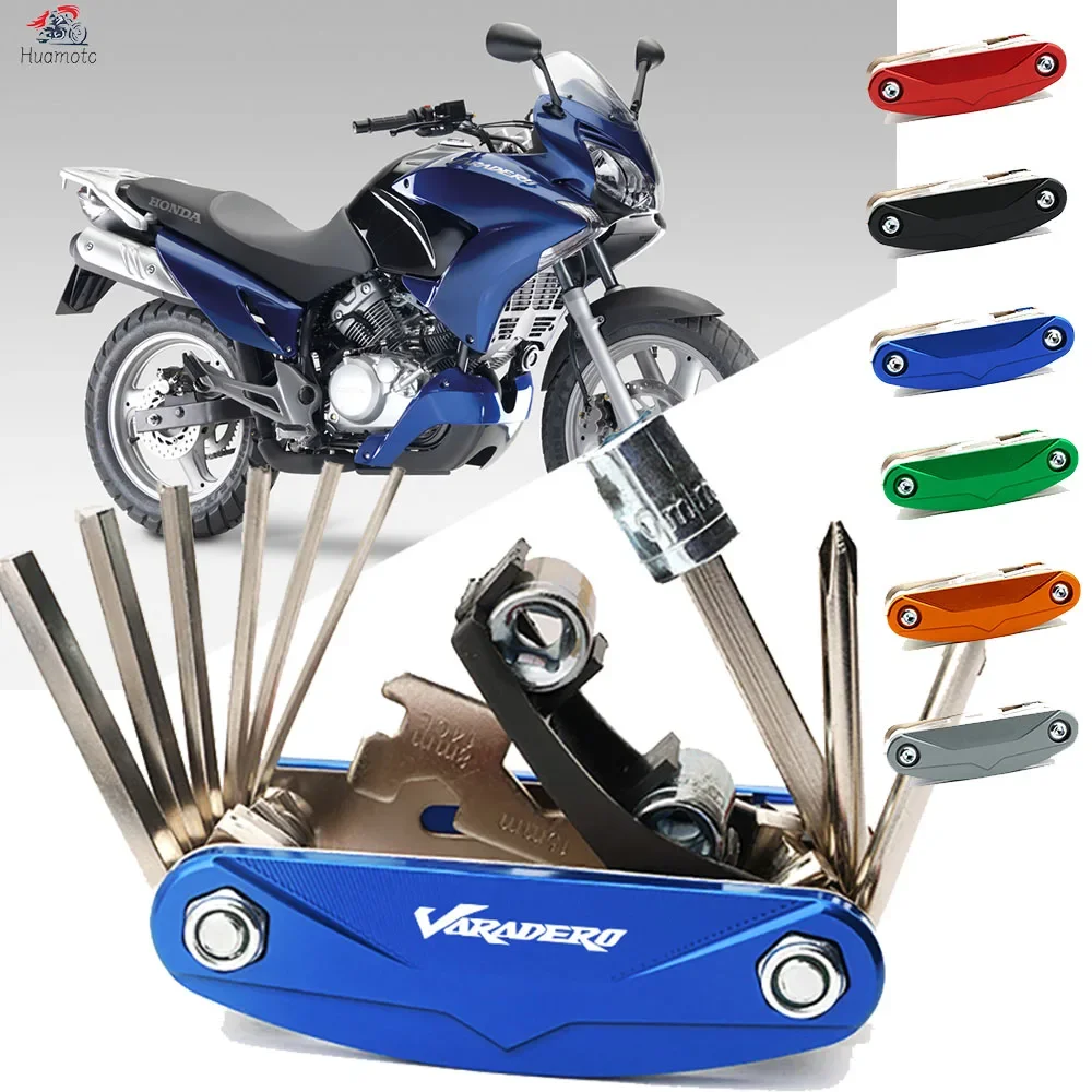 Набор комбинированных инструментов для ремонта мотоцикла, набор отверток для Honda Varadero XL1000 XL125 XL 125 1000 XLV1000, аксессуары
Набор комбинированных инструментов для ремонта мотоцикла, набор отверток для Honda Varadero XL1000 XL125 XL 125 1000 XLV1000, аксессуары