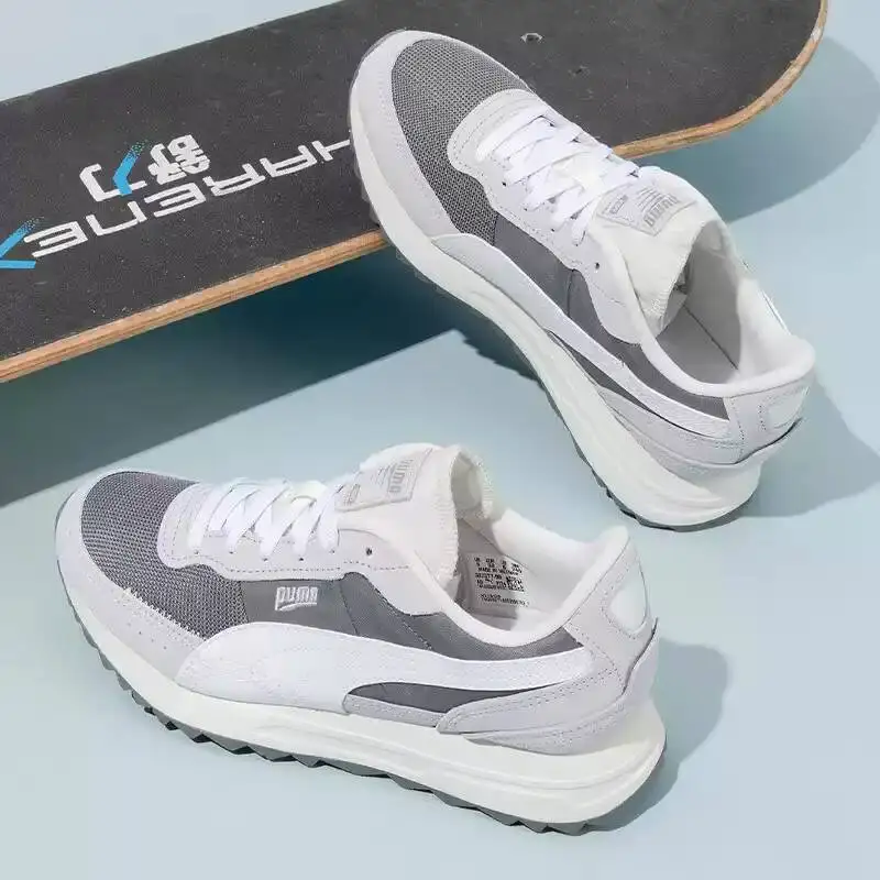 PUMA Retro Trendy Sport Sneakers, Embossed Leather Mesh Breathable Anti-Slip Thick Sole Unisex Daily Shoes 397377-08
PUMA Retro Trendy Sport Sneakers, Embossed Leather Mesh Breathable Anti-Slip Thick Sole Unisex Daily Shoes 397377-08
