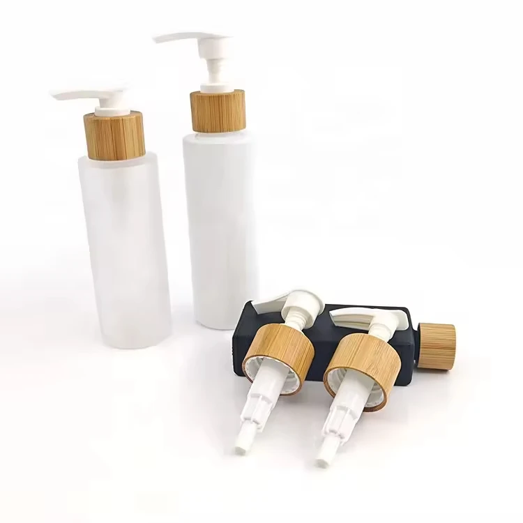 Natural Bamboo Pump Head Dispensing Caps for Liquid Makeup Shampoo Shower Gel Cosmetic Travel Containers Cover with Dispenser
Natural Bamboo Pump Head Dispensing Caps for Liquid Makeup Shampoo Shower Gel Cosmetic Travel Containers Cover with Dispenser