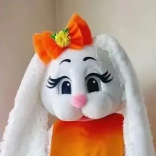 Disney Orange Dress White Rabbit Mascot Costume Cartoon Character Bunny Outfit for Halloween Carnival Parade Party Events
Disney Orange Dress White Rabbit Mascot Costume Cartoon Character Bunny Outfit for Halloween Carnival Parade Party Events