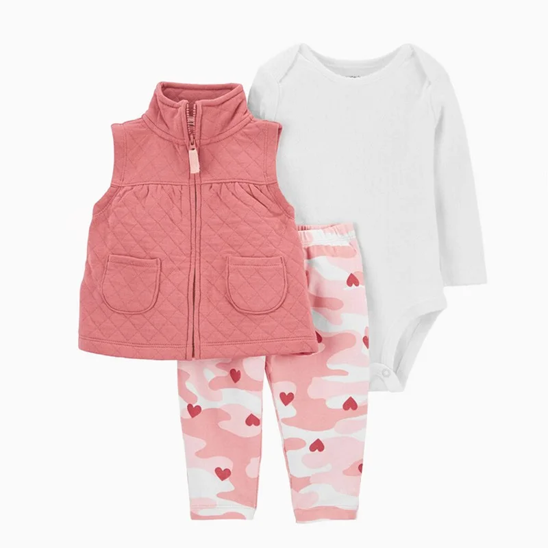 Baby Clothes Sets Autumn Warm Coat Winter Newborn Infant Baby Boys Girls Vests Jacket+Cotton Long Sleeve Romper+Trousers 3 PCS
Baby Clothes Sets Autumn Warm Coat Winter Newborn Infant Baby Boys Girls Vests Jacket+Cotton Long Sleeve Romper+Trousers 3 PCS