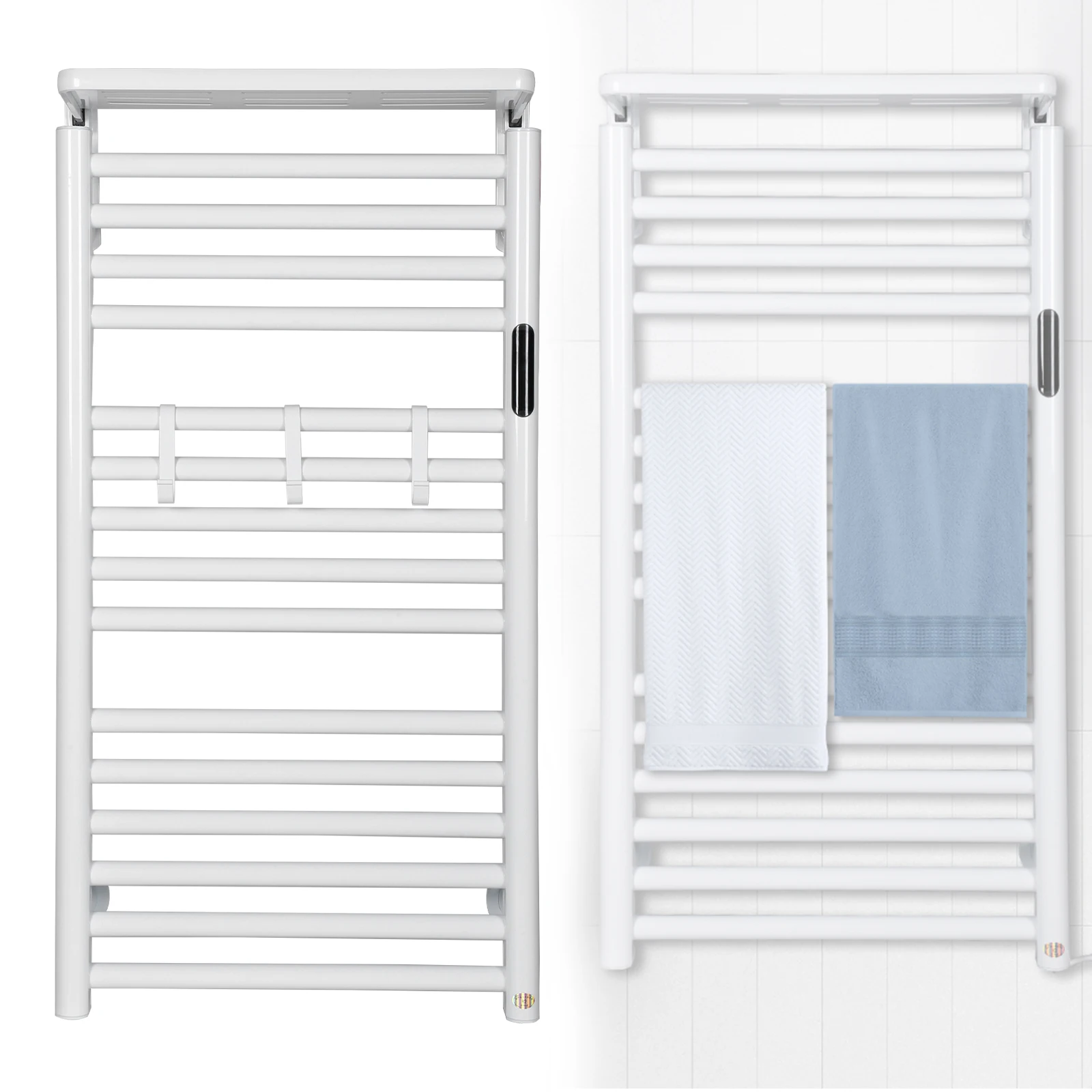 15 Bars Thermal Towel Shelf with Timer & Temperature Control Warming Cloth Holder IP56 Waterproof for Family Swimming Pool Salon
15 Bars Thermal Towel Shelf with Timer & Temperature Control Warming Cloth Holder IP56 Waterproof for Family Swimming Pool Salon