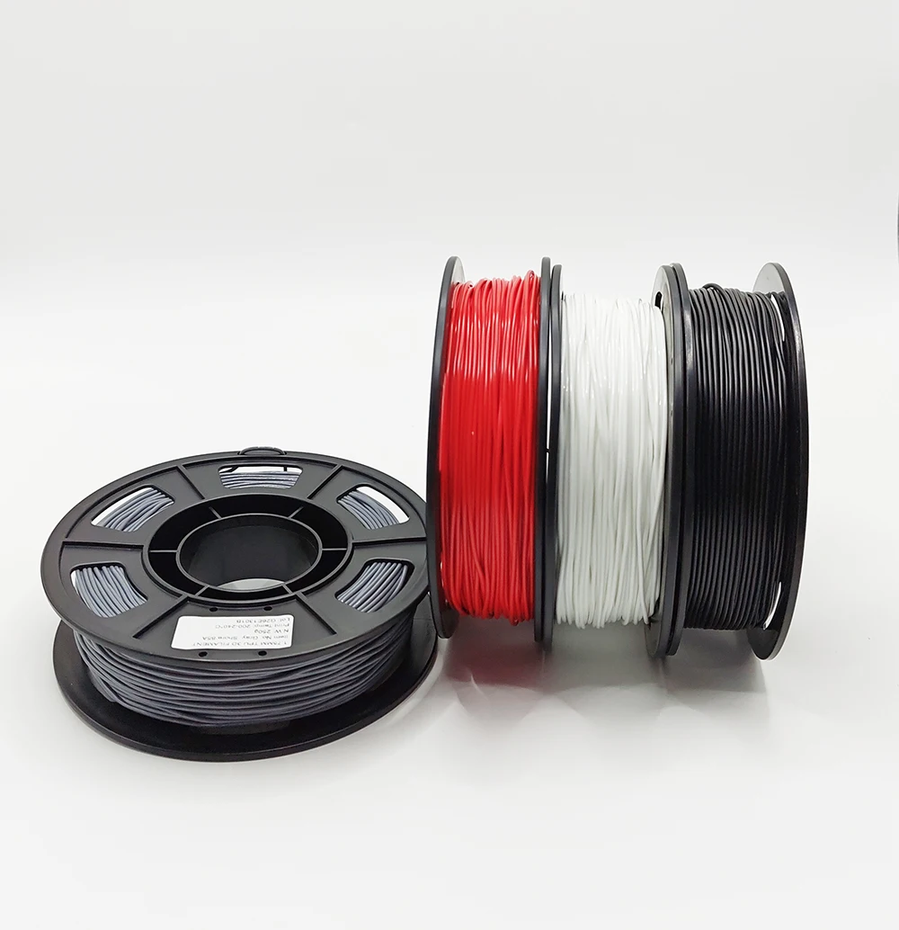 TPU 90A 250g/Roll Flexible Filament FDM Printing 1.75mm Soft Flexible 3D Printing Material Plastic Net Weight 0.25KG
TPU 90A 250g/Roll Flexible Filament FDM Printing 1.75mm Soft Flexible 3D Printing Material Plastic Net Weight 0.25KG