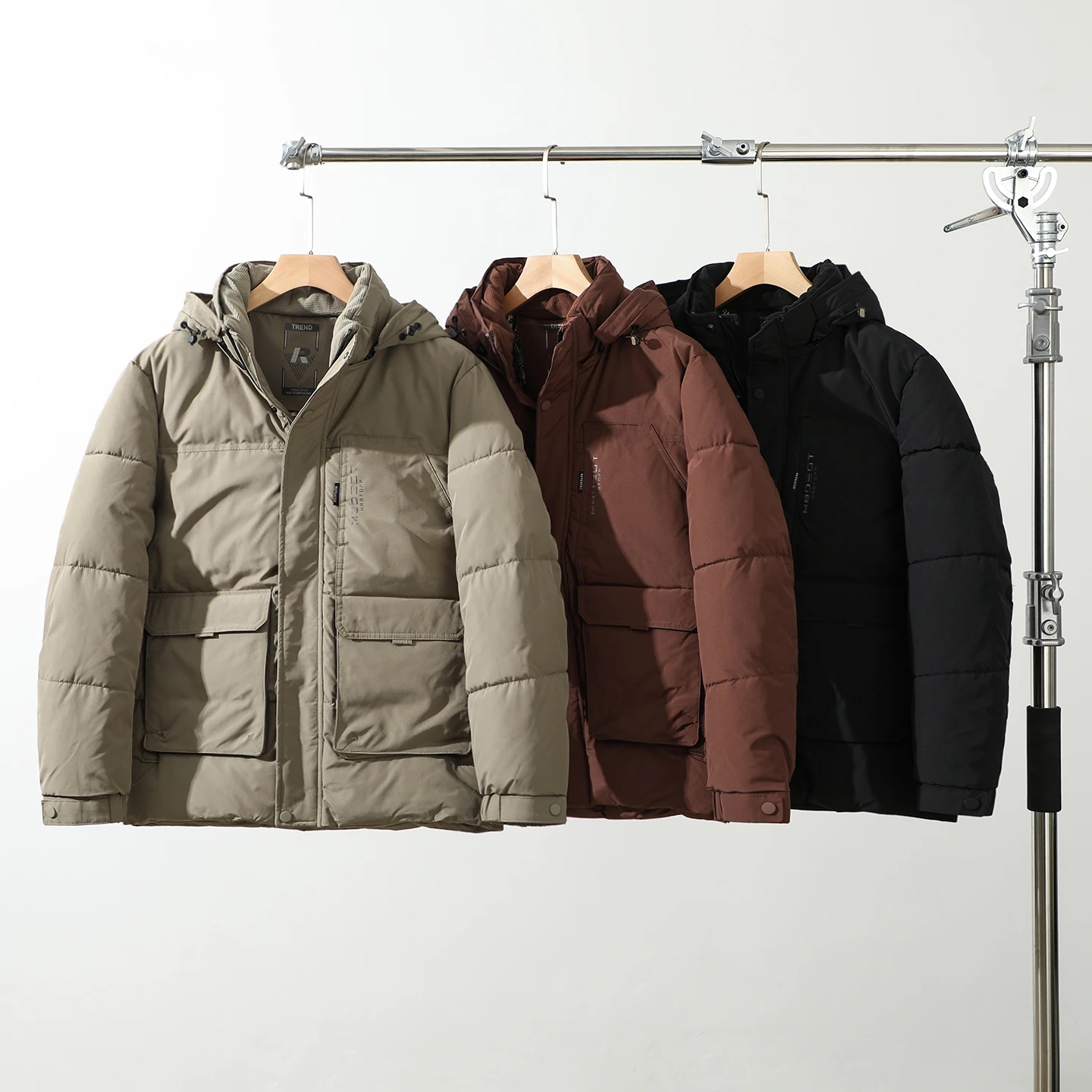 Men's Thiened Outdoor Windproof Water-resistant High Fluffy Hooded Workwear Cotton Jaet Autumn Winter Warm Sewing
Men's Thiened Outdoor Windproof Water-resistant High Fluffy Hooded Workwear Cotton Jaet Autumn Winter Warm Sewing